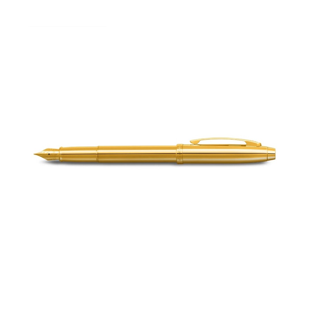 Pióro wieczne 100 - Sheaffer - Glossy Gold F