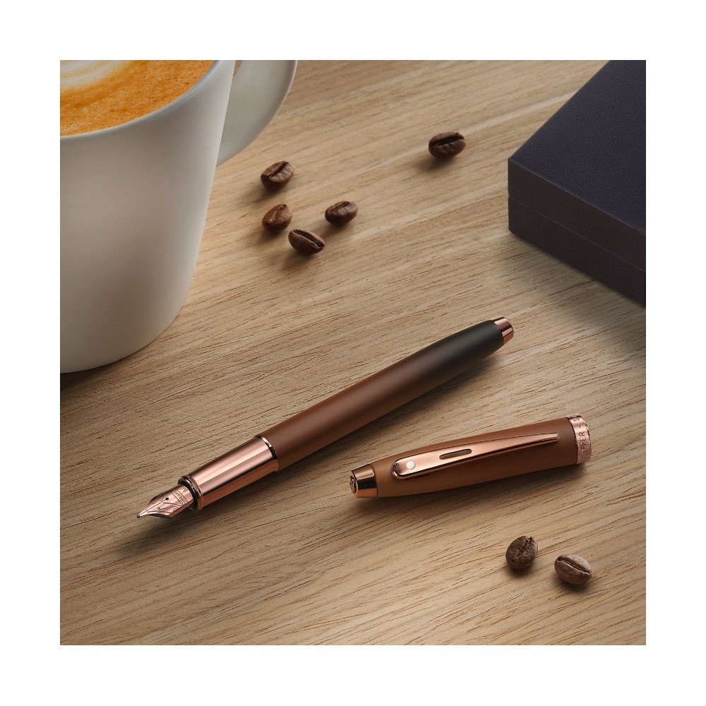 Fountain pen 100 Coffee Edition - Sheaffer - Matt Brown F
