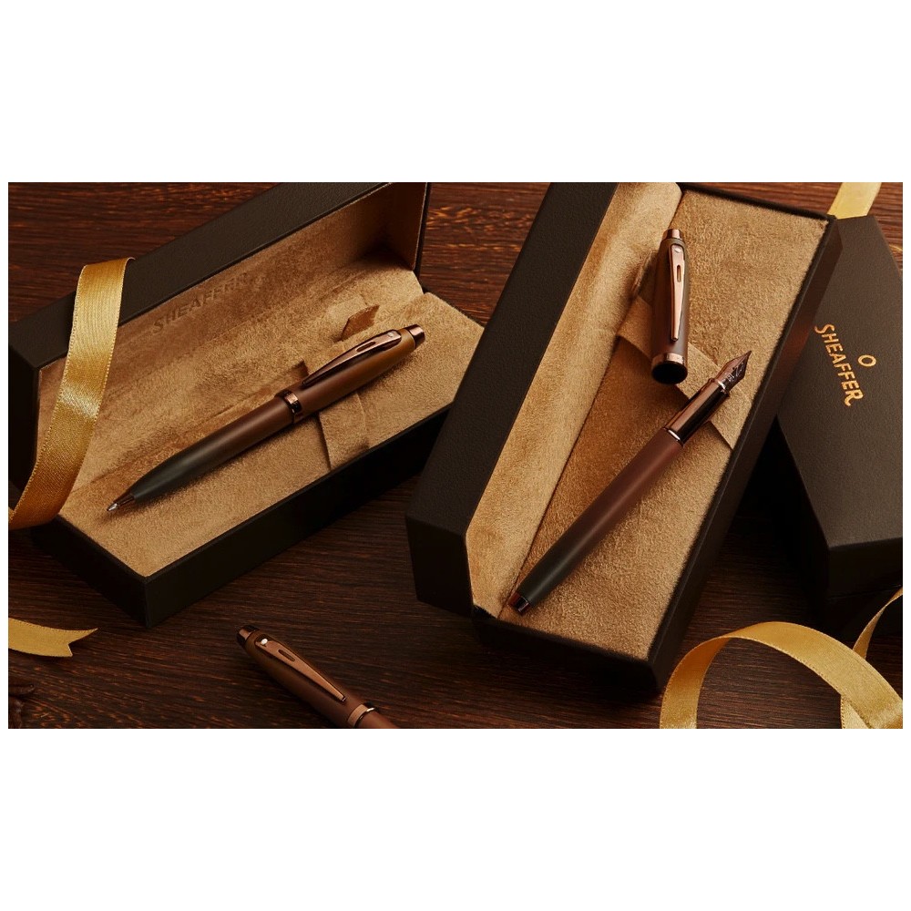 Fountain pen 100 Coffee Edition - Sheaffer - Matt Brown F