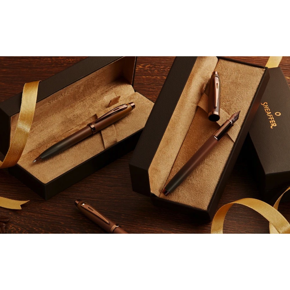 Długopis 100 Coffee Edition - Sheaffer - Matte Brown