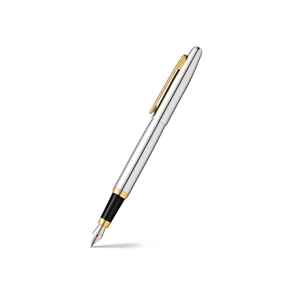 Pióro wieczne VFM - Sheaffer - Polished Chrome Gold Trim M