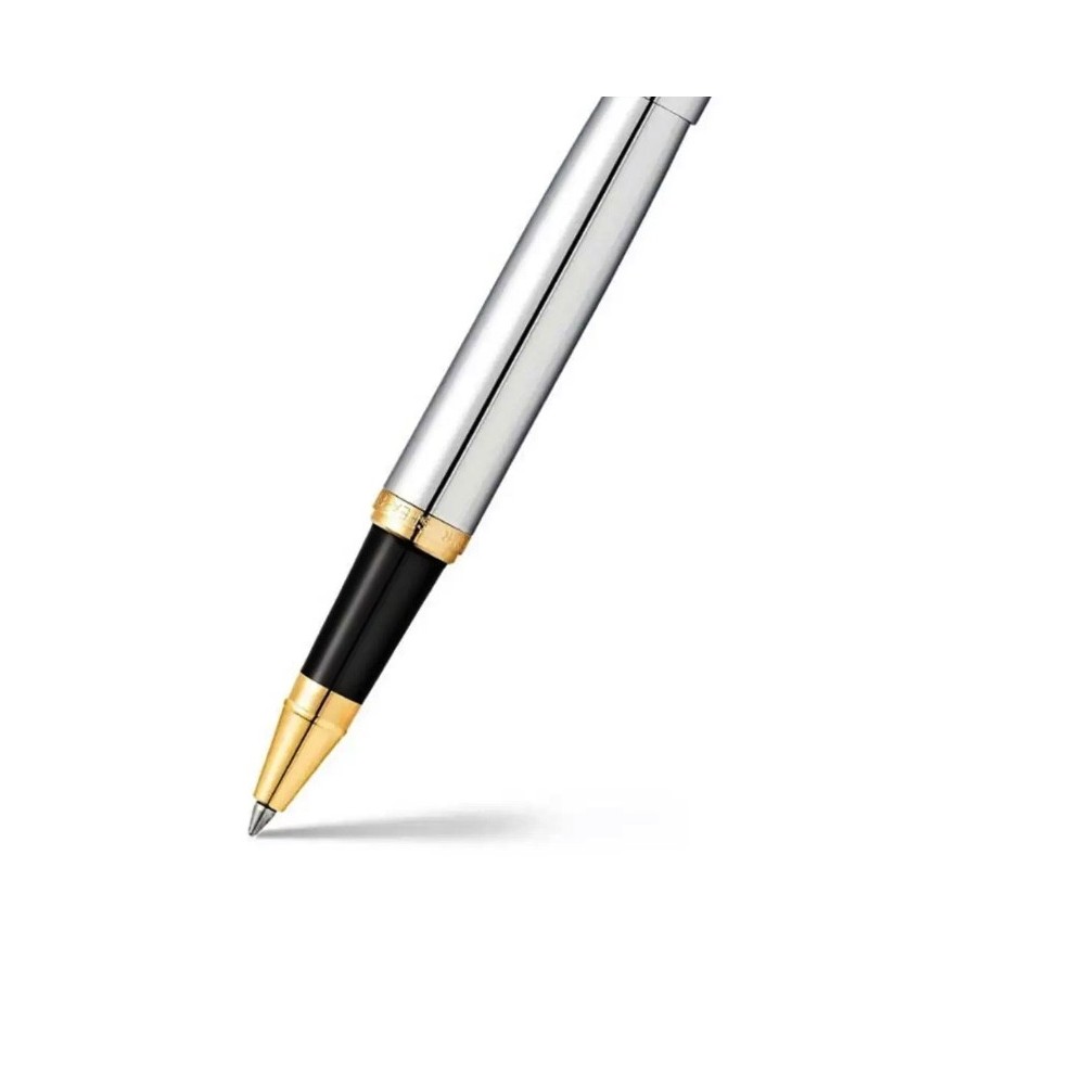 Rollerball pen VFM - Sheaffer - Polished Chrome Gold Trim