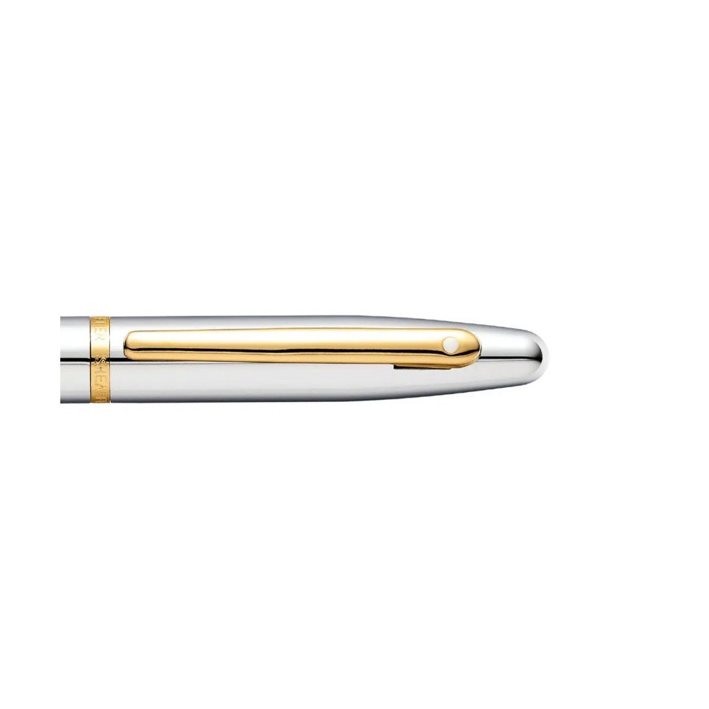 Rollerball pen VFM - Sheaffer - Polished Chrome Gold Trim