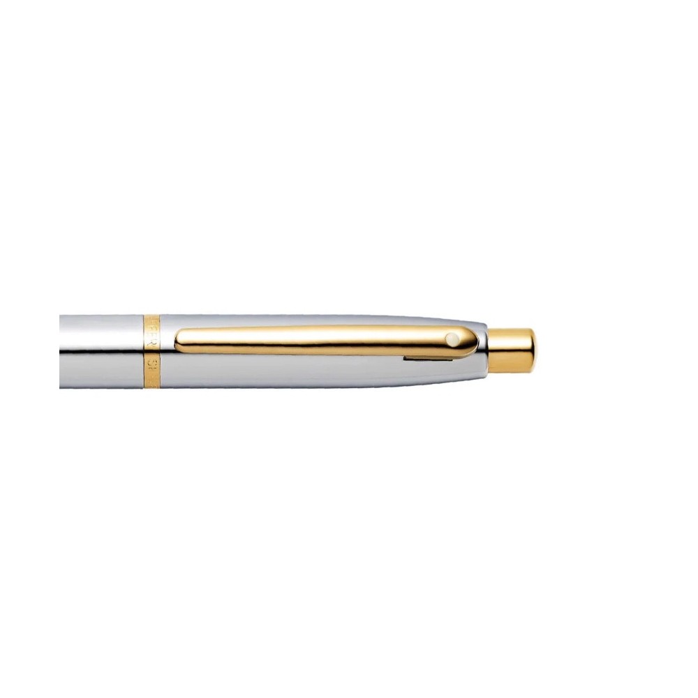 Ballpoint pen VFM - Sheaffer - Polished Chrome Gold Trim