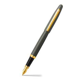 Pióro wieczne VFM - Sheaffer - Glossy Light Gray Gold Trim M