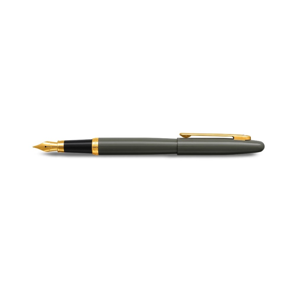 Pióro wieczne VFM - Sheaffer - Glossy Light Gray Gold Trim M
