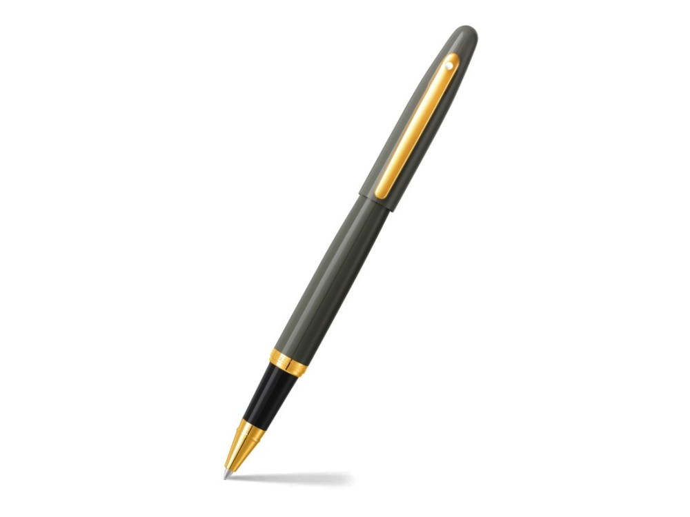 Pióro kulkowe VFM - Sheaffer - Glossy Light Gray Gold Trim