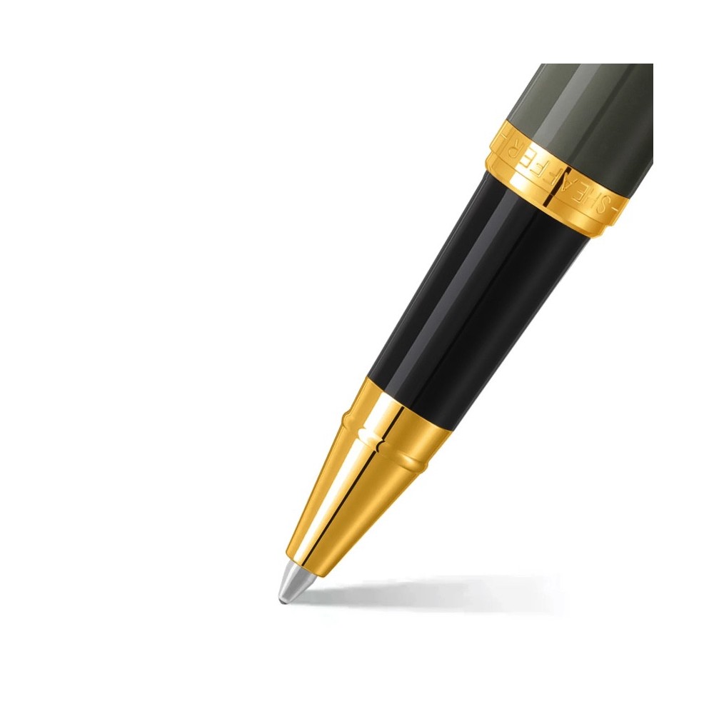 Pióro kulkowe VFM - Sheaffer - Glossy Light Gray Gold Trim