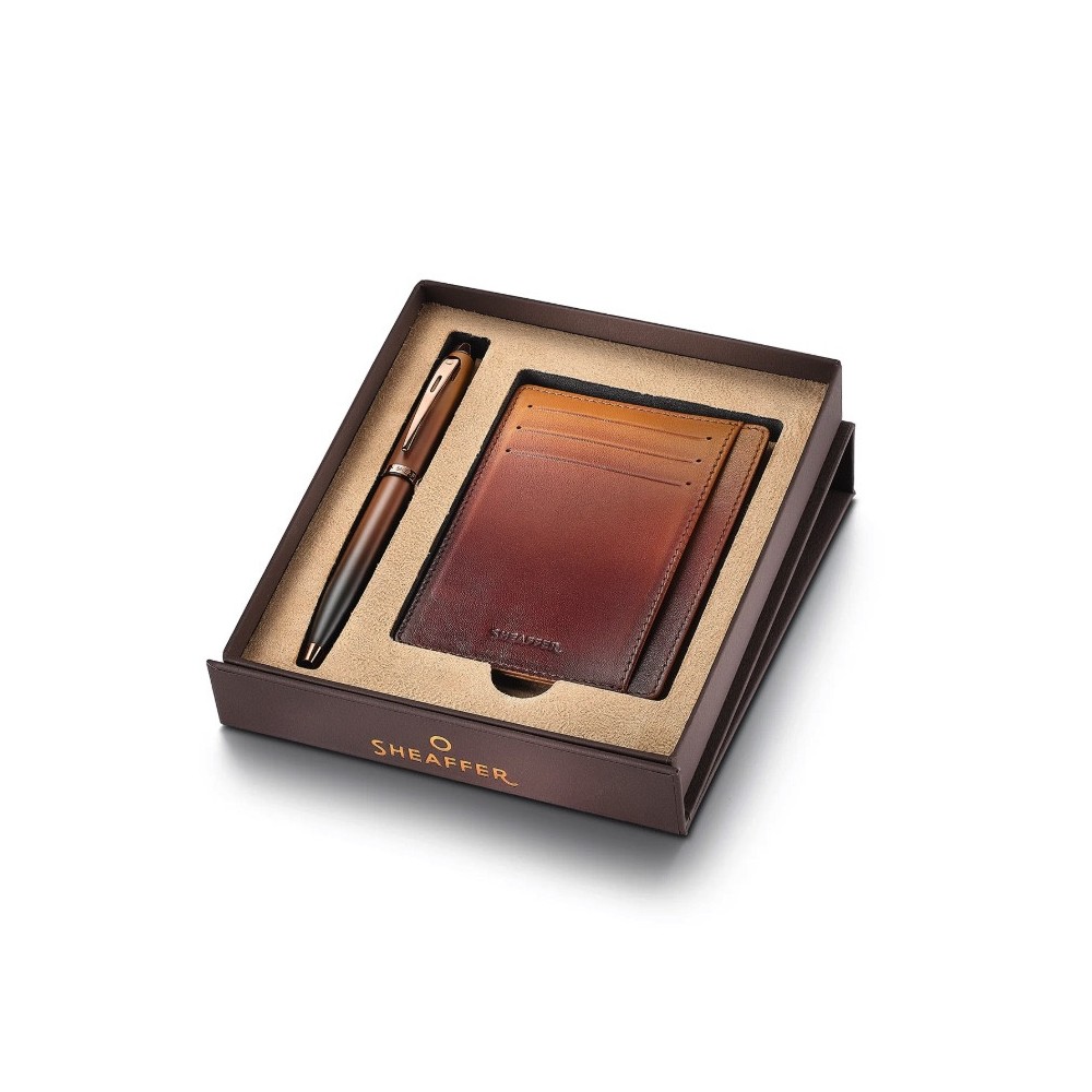 100 Coffee Edition Gift Set - Sheaffer - ballpoint pen and card holder