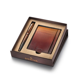100 Coffee Edition Gift Set - Sheaffer - ballpoint pen and card holder