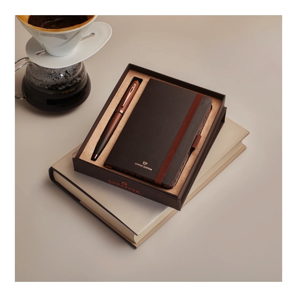 100 Coffee Edition Gift Set - Sheaffer - ballpoint pen and notebook