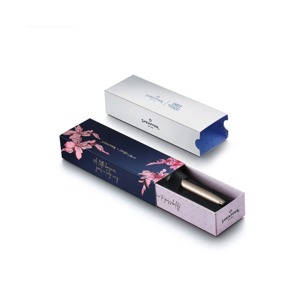 Pióro kulkowe 100 Emily in Paris - Sheaffer - Champagne Gold