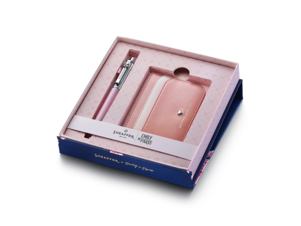 Zestaw prezentowy Emily in Paris - Sheaffer - długopis i etui