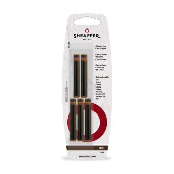 Naboje atramentowe - Sheaffer - Brown 5 szt.