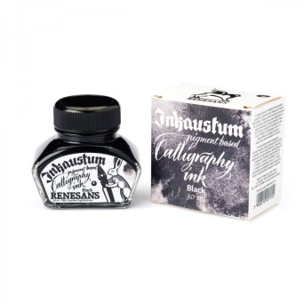 Inkaustum pigment based ink - Renesans - black 30 ml
