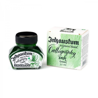 Atrament pigmentowy Inkaustum - Renesans - zielony 30 ml