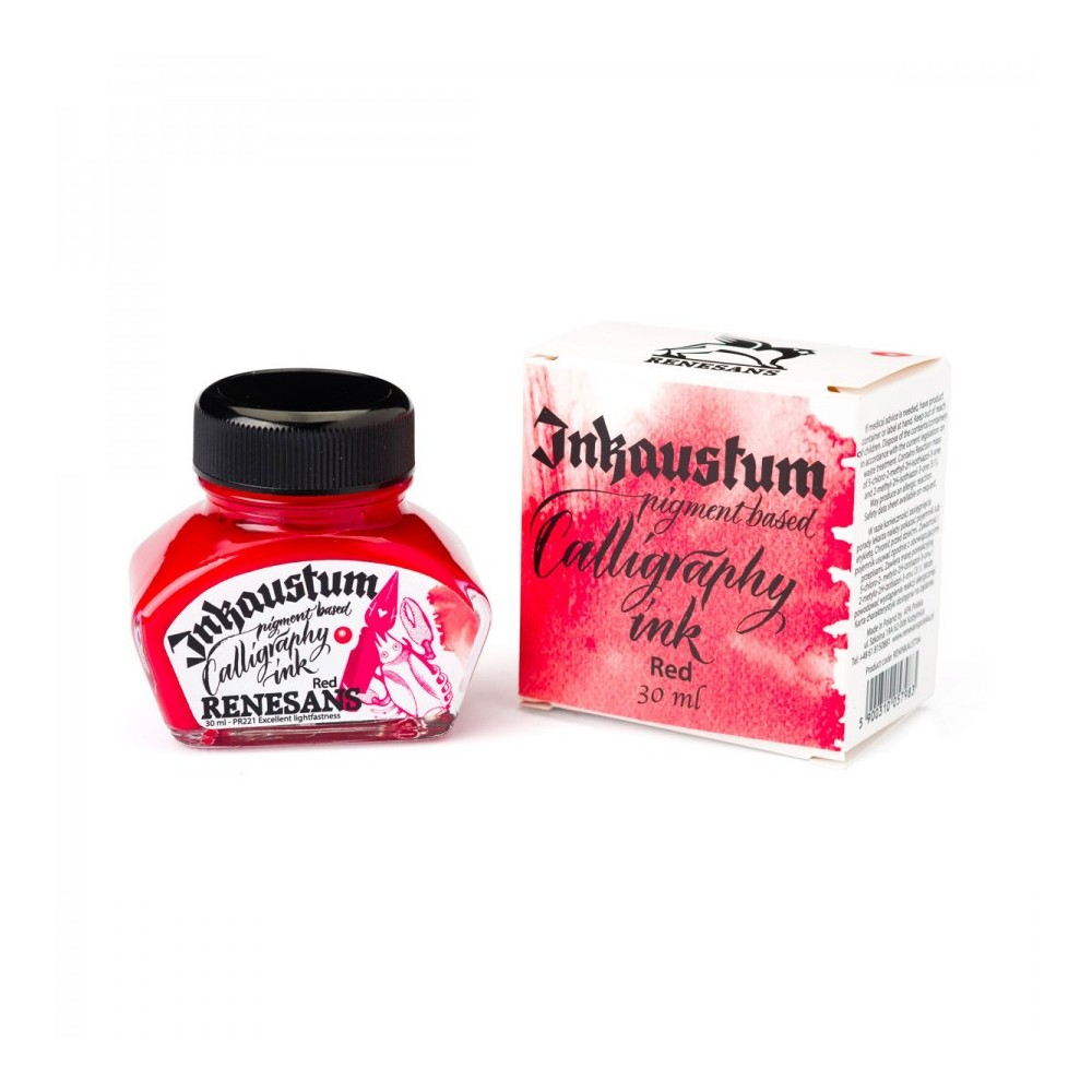 Inkaustum pigment based ink - Renesans - red 30 ml