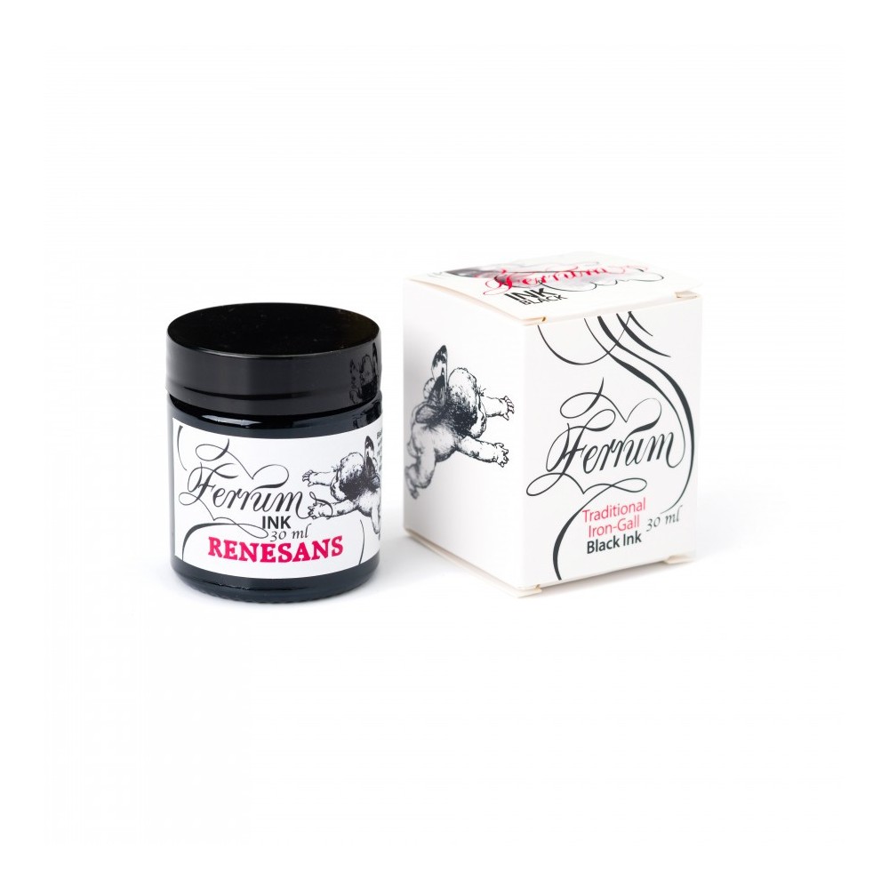 Ferrum iron-gall ink - Renesans - black 30 ml