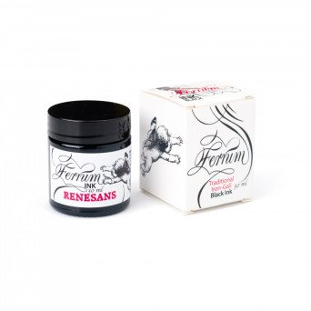 Atrament żelazowo-galusowy Ferrum - Renesans - czarny 30 ml