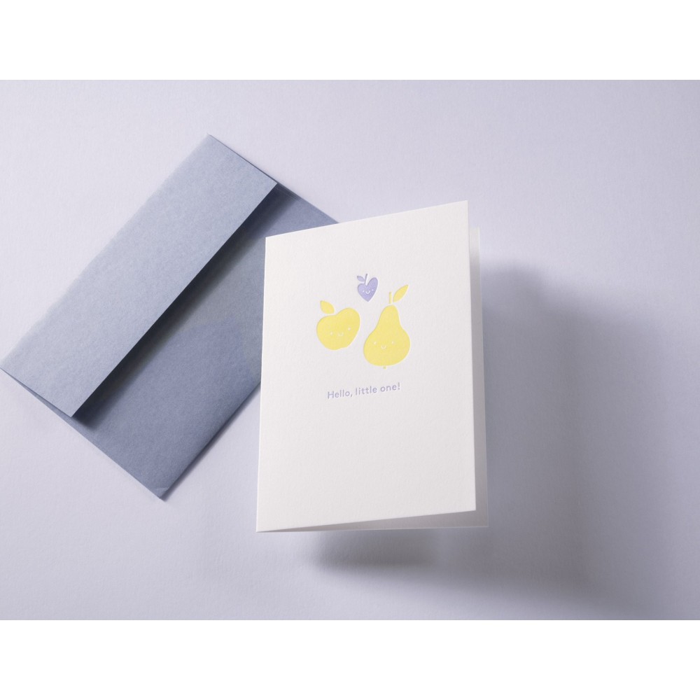 Kartka okolicznościowa A6 - Gmund - Little One Fruities Yellow
