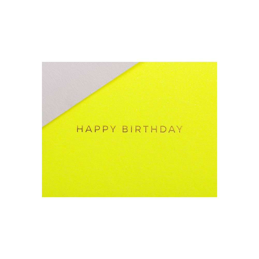 Greeting card A7 - Gmund - Little Color Happy Birthday