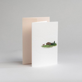 Greeting card A6 - Gmund - Traces at Lake Chalet