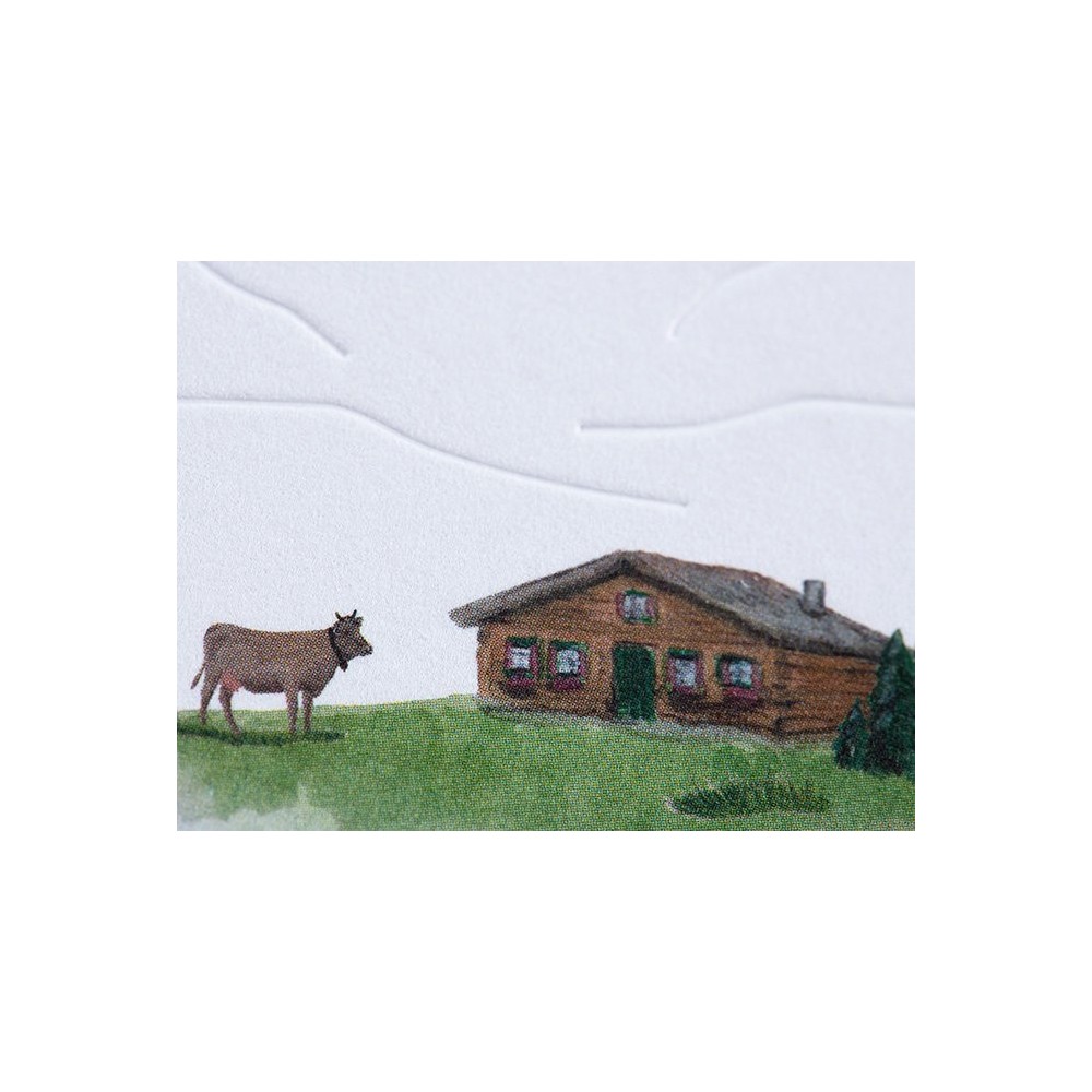 Greeting card A6 - Gmund - Traces at Lake Chalet