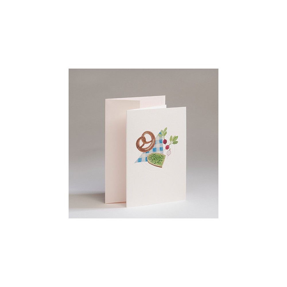 Greeting card A6 - Gmund - Traces at Lake Bavarian Snack