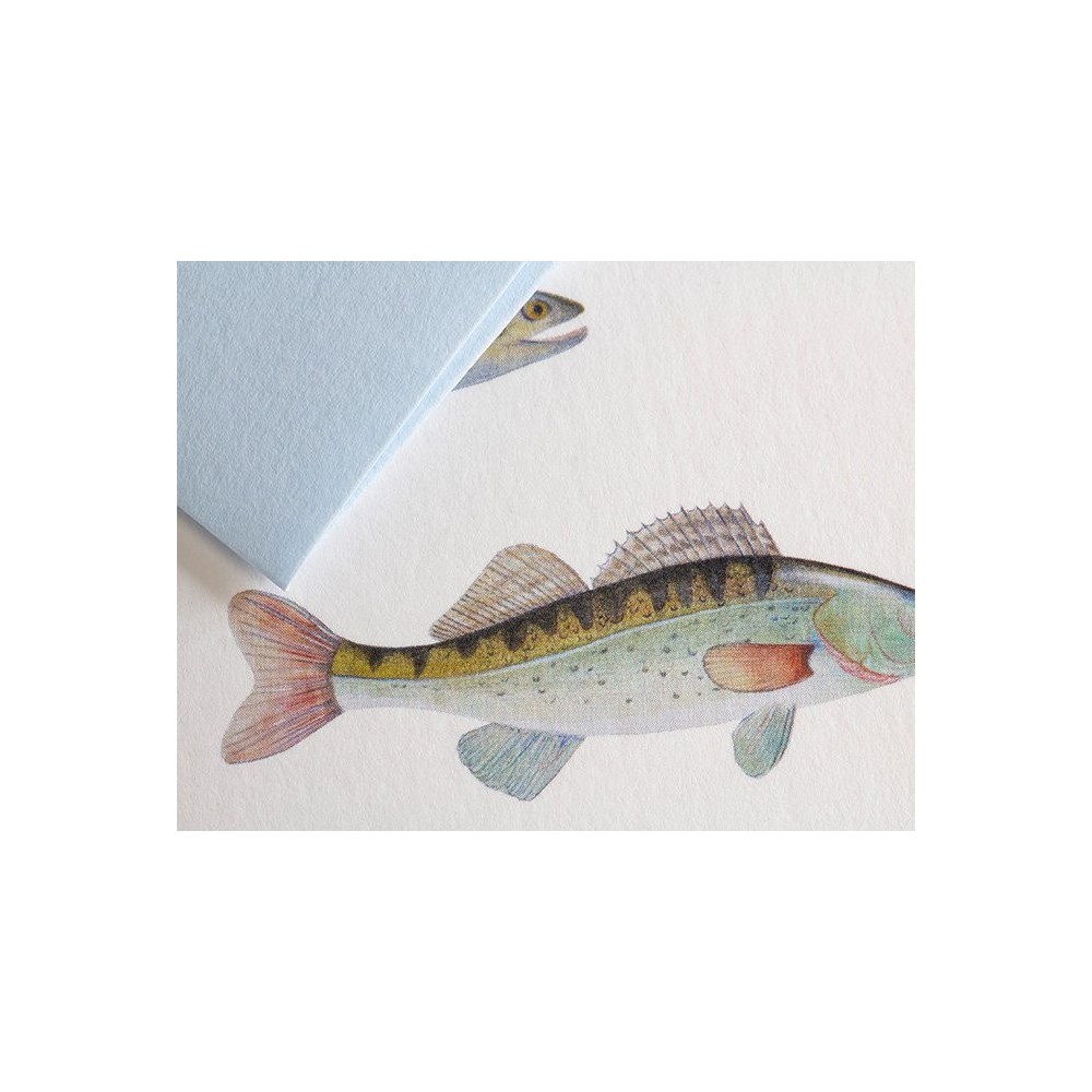 Greeting card A6 - Gmund - Traces at Lake Fishermen