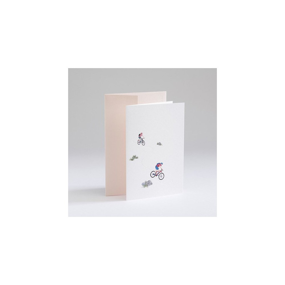 Greeting card A6 - Gmund - Traces at Lake Mountainbike