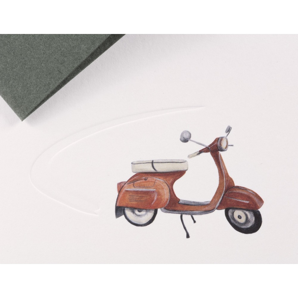 Greeting card A6 - Gmund - Traces at Lake Dolce Vita