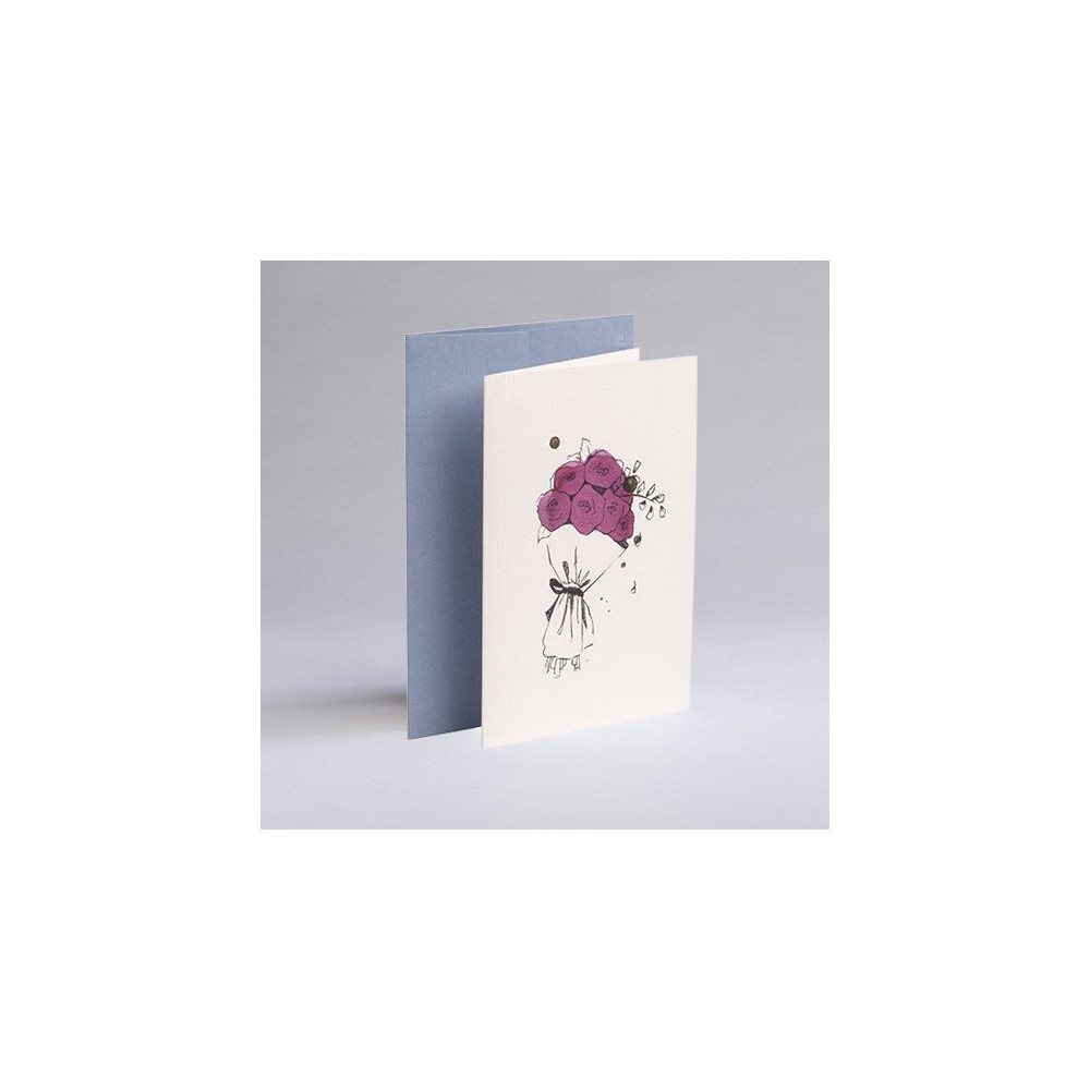 Kartka okolicznościowa A6 - Gmund - Illustration Flowers
