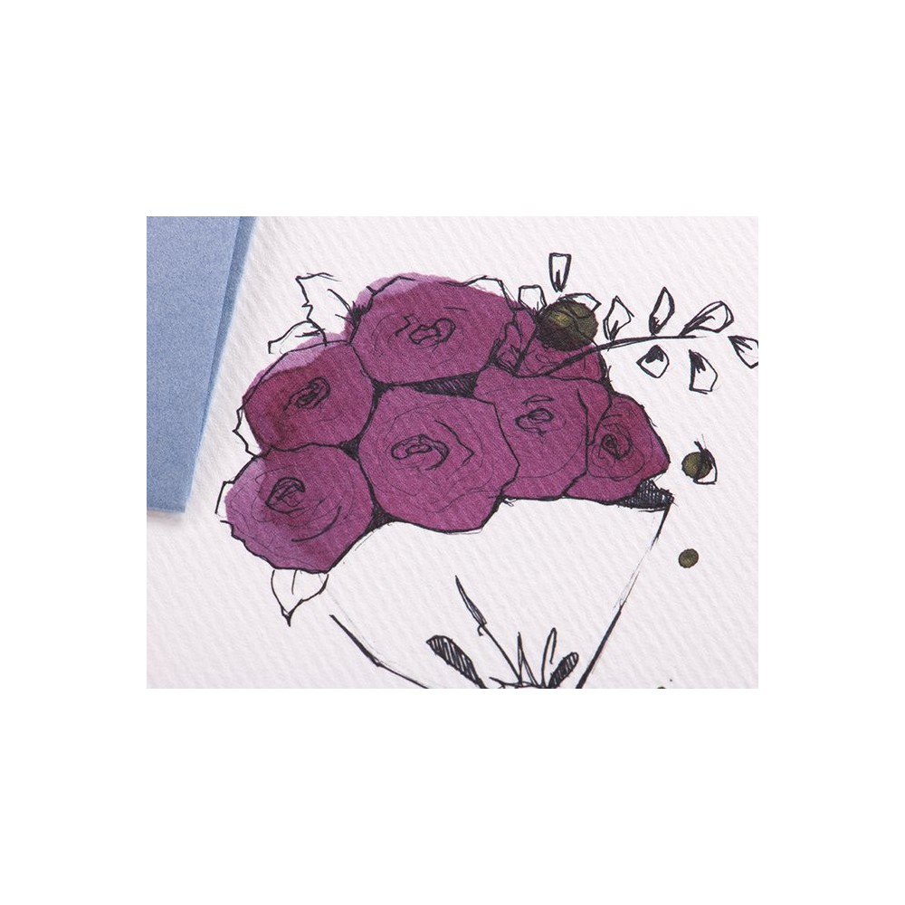 Greeting card A6 - Gmund - Illustration Flowers