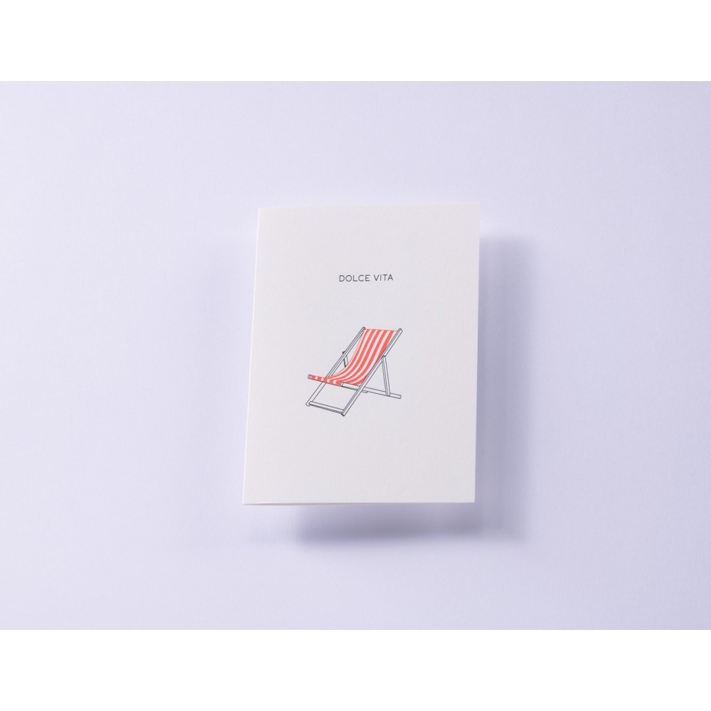Kartka okolicznościowa A6 - Gmund - Letterpress² Dolce Vita