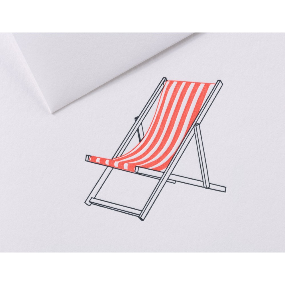 Greeting card A6 - Gmund - Letterpress² Dolce Vita
