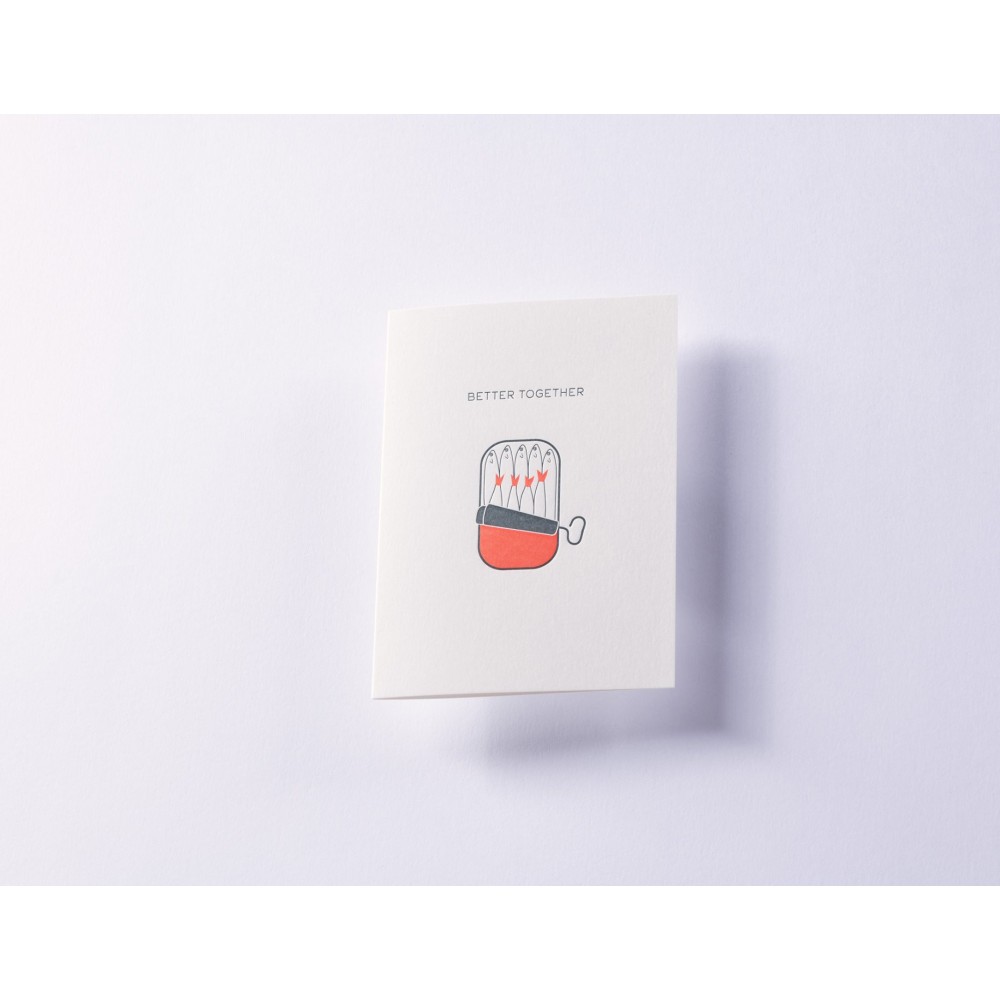 Kartka okolicznościowa A6 - Gmund - Letterpress² Better Together