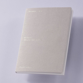 Plain Note(pad) B6 - Gmund - Moonlight Grey 100 g 60 sheets