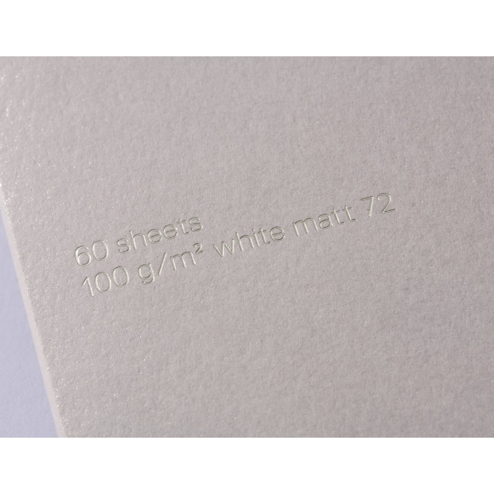 Notes gładki B6 - Gmund - Moonlight Grey 100 g 60 ark.