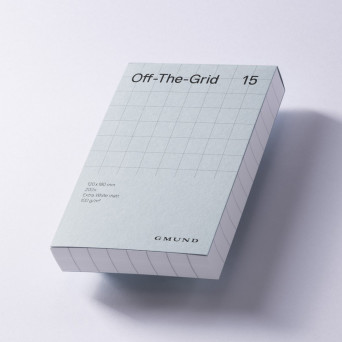 Notes w kratkę Off-The-Grid 15 - Gmund - Sky 100 g 200 ark.