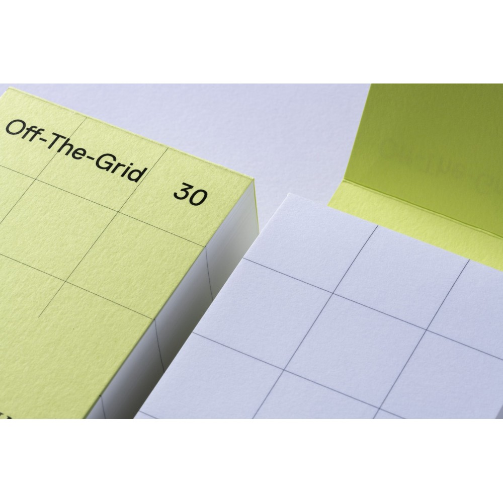Notes w kratkę Off-The-Grid 30 - Gmund - Lime 100 g 250 ark.