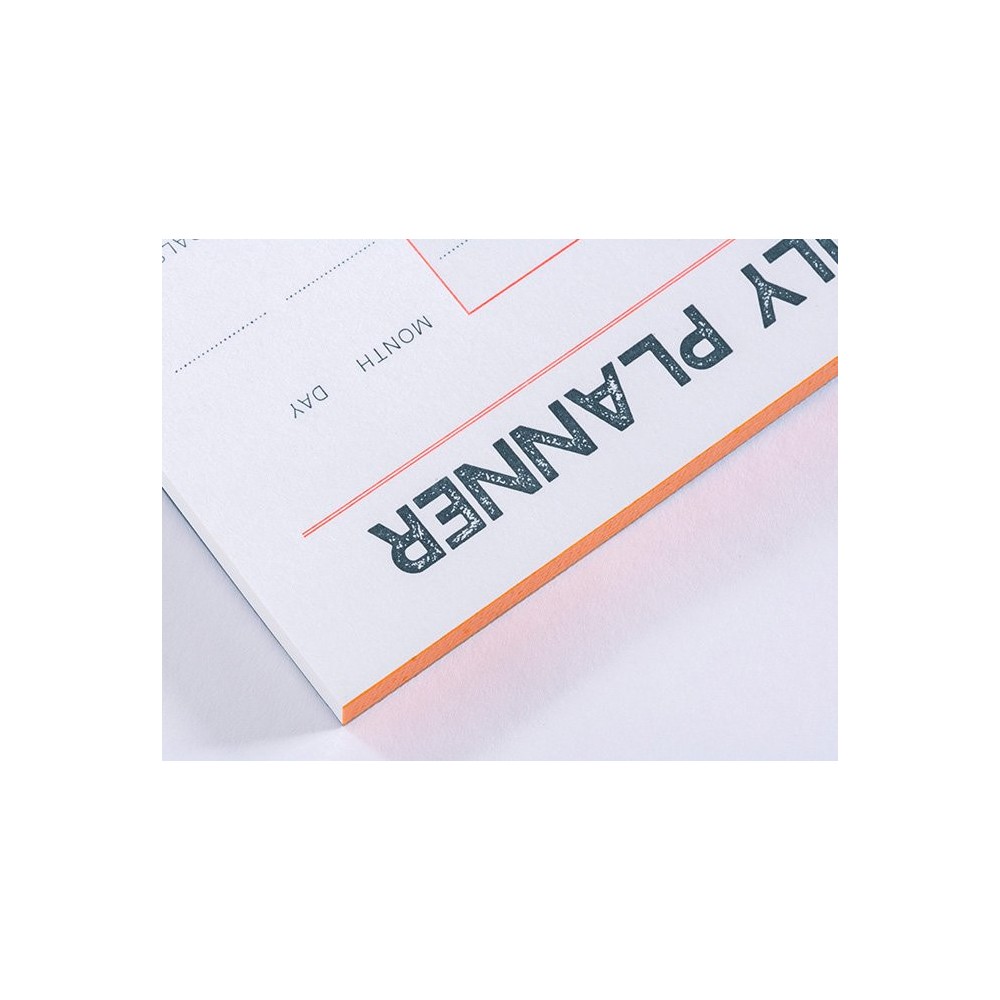 Planer dzienny Letterpress - Gmund - Neon Orange 50 ark.