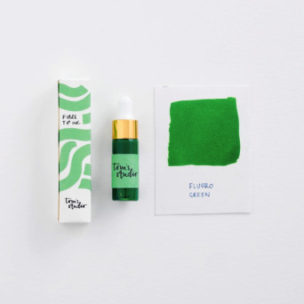 Mini tusz do zakreślaczy Ori - Tom's Studio - Fluoro Green 5 ml
