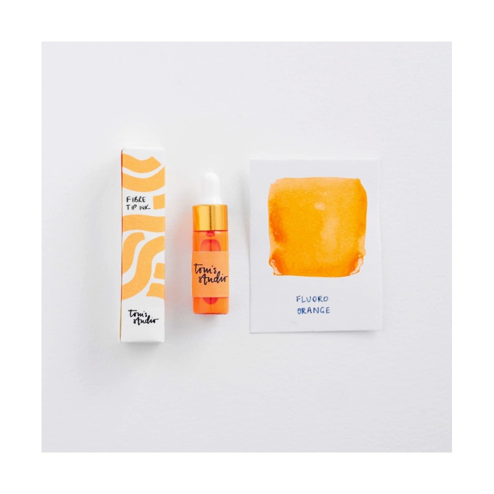 Mini tusz do zakreślaczy Ori - Tom's Studio - Fluoro Orange 5 ml