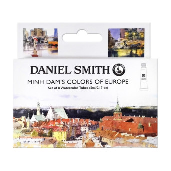 Zestaw akwareli Extra Fine Minh Dam's Colors of Europe - Daniel Smith - 8 x 5 ml
