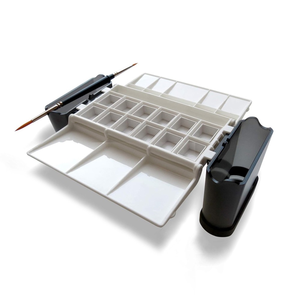Classic watercolor palette - Portable Painter - 12 compartments