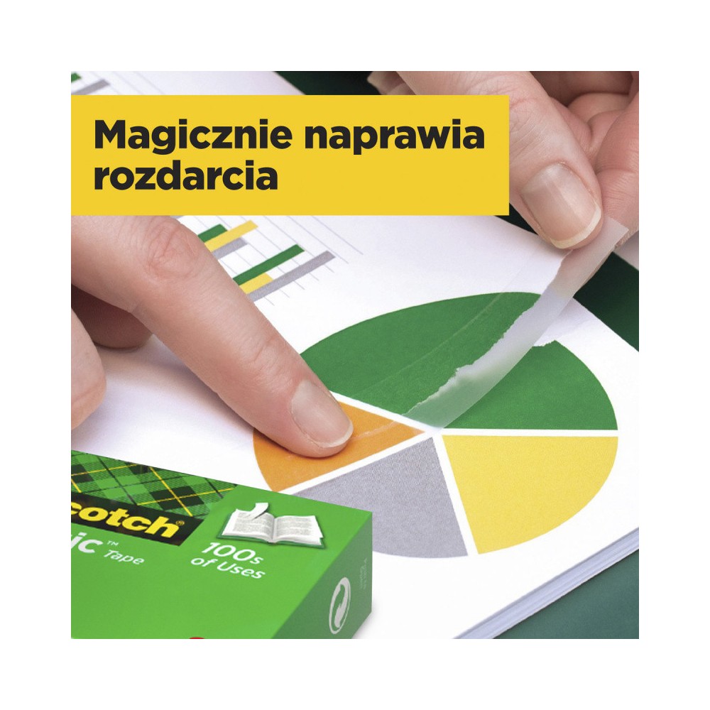 Taśma biurowa Magic - Scotch - matowa 19 mm x 33 m