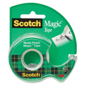 Taśma biurowa Magic z dyspenserem - Scotch - matowa 19 mm x 7,5 m
