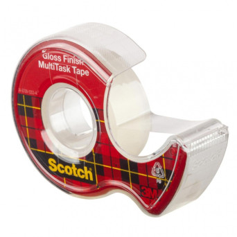 Crystal office tape - Scotch - transparent 19 mm x 33 m