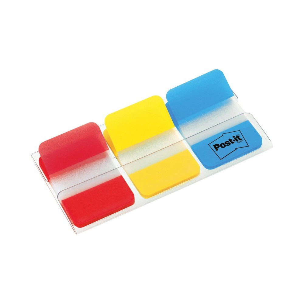 Zakładki indeksujące 25,4 x 38,1 mm - Post-it - 3 x 22 szt.