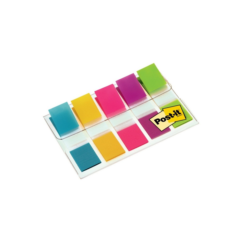Zakładki indeksujące 11,9 x 43,2 mm - Post-it - 5 x 20 szt.